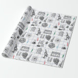 Science Chemistry Scientist Pattern Wrapping Paper<br><div class="desc">A science themed chemistry pattern ideal for anyone who loves science,  chemistry,  biology etc. An ideal gift for scientists no matter the age.</div>