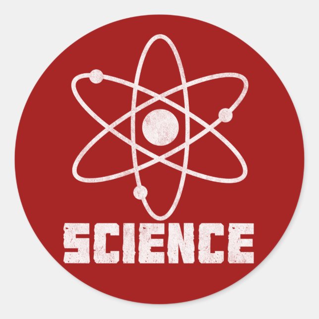 Science Classic Round Sticker (Front)