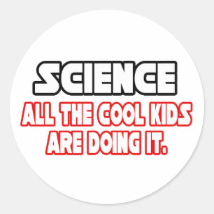 Science...Cool Kids Classic Round Sticker