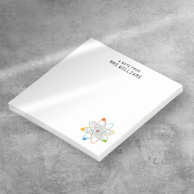 SCIENCE DOES MATTER Funny Quote Post-it Notes (SCIENCE DOES MATTER Funny Quote Post-it Notes)