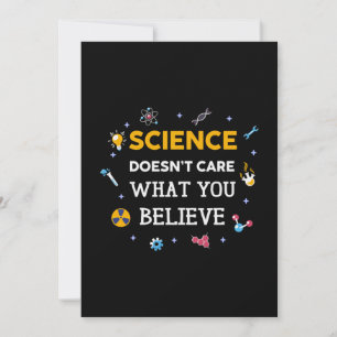 Science Does Not Care What You Believe Holiday Card