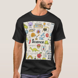 Science Doodles: Hand-Drawn School Set. T-Shirt