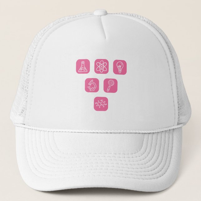 Science Elements Items Trucker Hat (Front)
