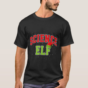 Science Elf Christmas Family Matching Group Xmas S T-Shirt