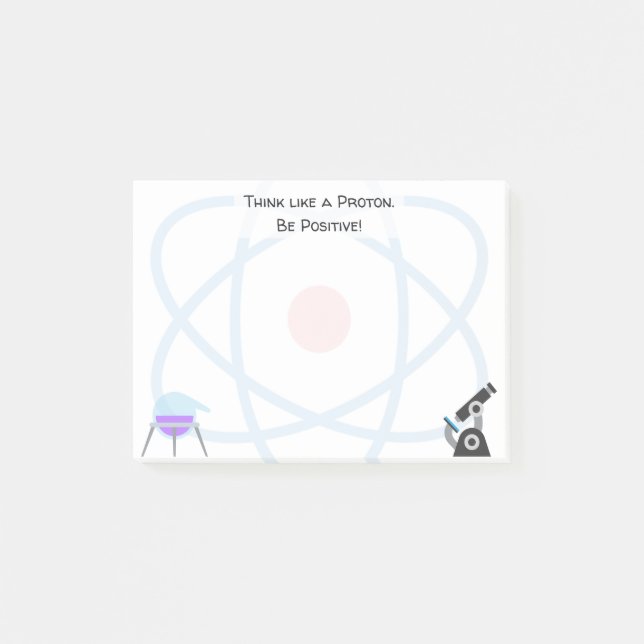 Science Emojis | Custom Text Post-it Notes (Front)