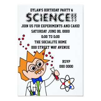 Science Invitations & Announcements | Zazzle.com.au