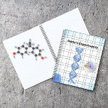 Science Experiments Notebook<br><div class="desc">Keep your experimental plans organised. Icons of science on a grid.</div>