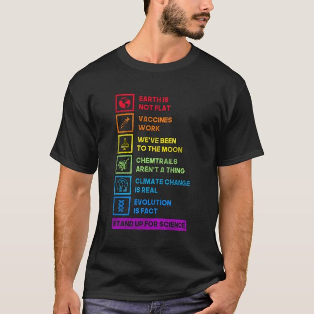 Science Facts Science T-Shirt (Front)