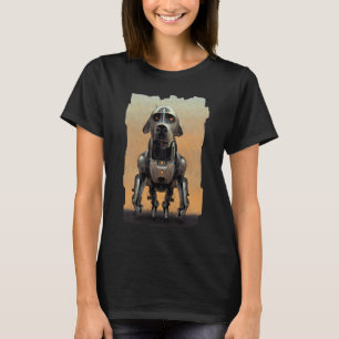 Science Fiction Art   Portrait of a Robot Dog T-Shirt