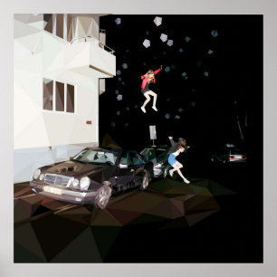 Science Fiction by Brand New  Poly Art Poster