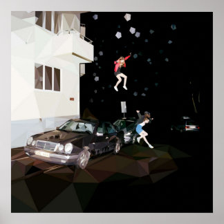 Science Fiction by Brand New Poly Art Poster