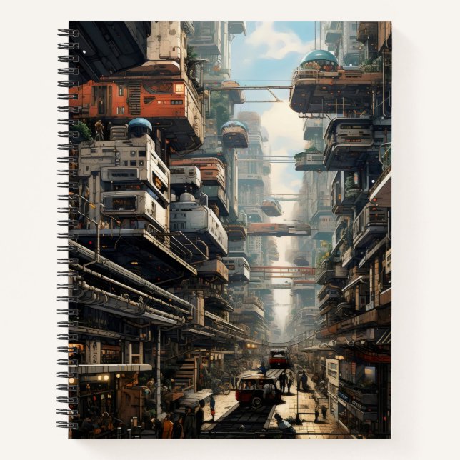 Science Fiction City Notebook (Front)