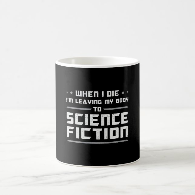 Science Fiction Day Space Science Alien Gift Idea Coffee Mug (Center)