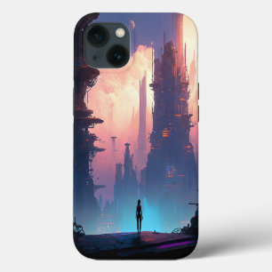 Science Fiction Futuristic City iPhone 13 Case