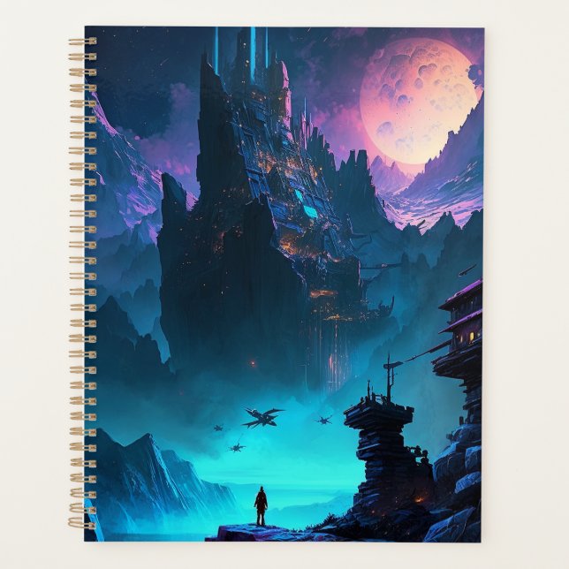 Science Fiction Futuristic City Planner (Front)