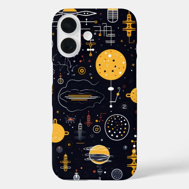 Science Fiction Pattern Case-Mate iPhone Case (Back)