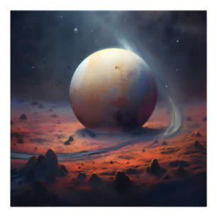 Science Fiction Planet Landscape Photo Print