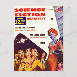 Science fiction quarterly 71 postcard