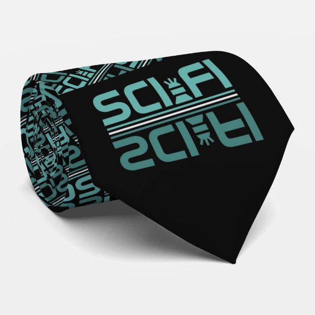 Science Fiction Robot Tie (Rolled)