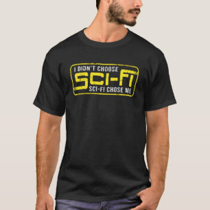 Science Fiction Space Ufo Sci-Fi Alien Funny Gift T-Shirt