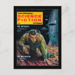 Science Fiction Stories - 1958.09_Pulp Art Postcard