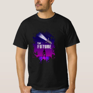 Science Fiction Ufo Space Alien Rocket Funny Gift T-Shirt