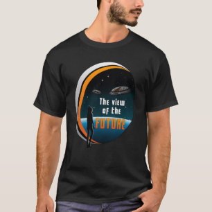 Science Fiction Ufo Space Alien Sci-Fi Funny Gift T-Shirt