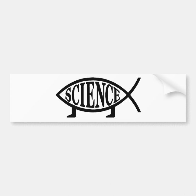 Science Fish Bumper Sticker (Front)