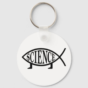 Science Fish Key Ring