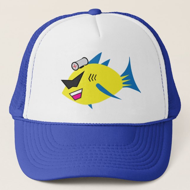 Science FISH Logo Trucker Hat (Front)
