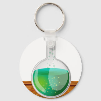 Science Flask Key Ring