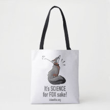 Science for Fox Sake Island Fox Shoulder Bag