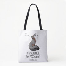 Science for Fox Sake Island Fox Shoulder Bag