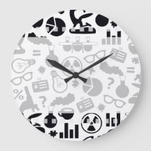Science for Scientist Pattern (Black and White)