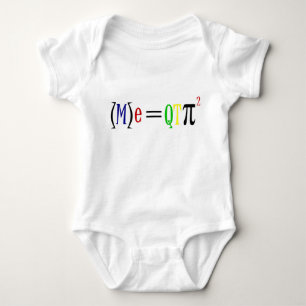 Science Geek Cutie Pie Squared Baby Formula Bodysuit