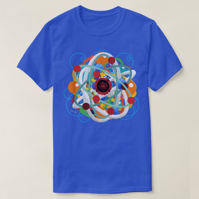 Science Geek T shirt Collider Particles Physics  (Design Front)