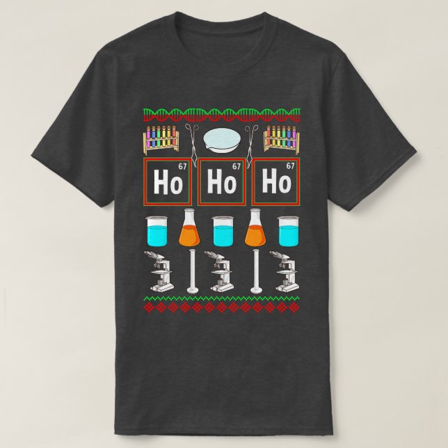 Science Gifts Ugly Science Christmas Sweater Ugly  (Design Front)