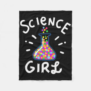 Science Girl Chemistry Biology Student Teacher Sma Fleece Blanket