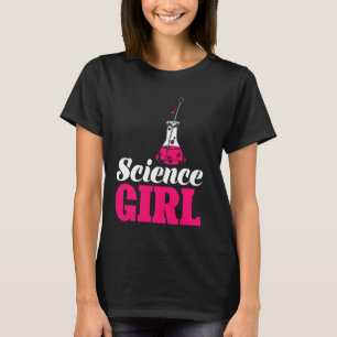 Science Girl Scientist Nerd Women Girls Cute Chemi T-Shirt