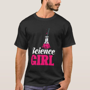 Science Girl Scientist Nerd Women Girls Cute Chemi T-Shirt