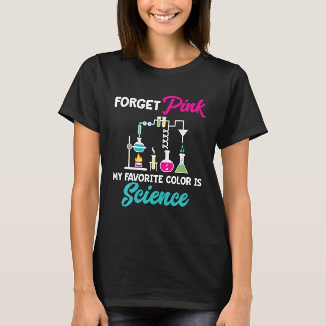 Science Girl STEM Engineering Scientist Back To T-Shirt (Front)