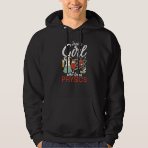 Science Girls Women Physicist Nerd Quantum Physics Hoodie