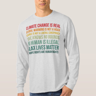 Science Global Warming Climate Change Is Real T-Shirt