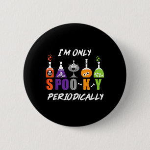 Science Halloween 6 Cm Round Badge