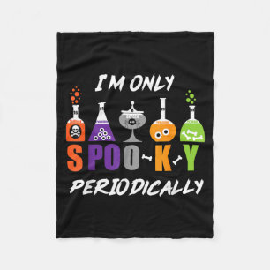 Science Halloween Fleece Blanket