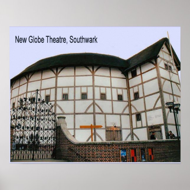 Science, History, New Globe Theatre Poster (Front)
