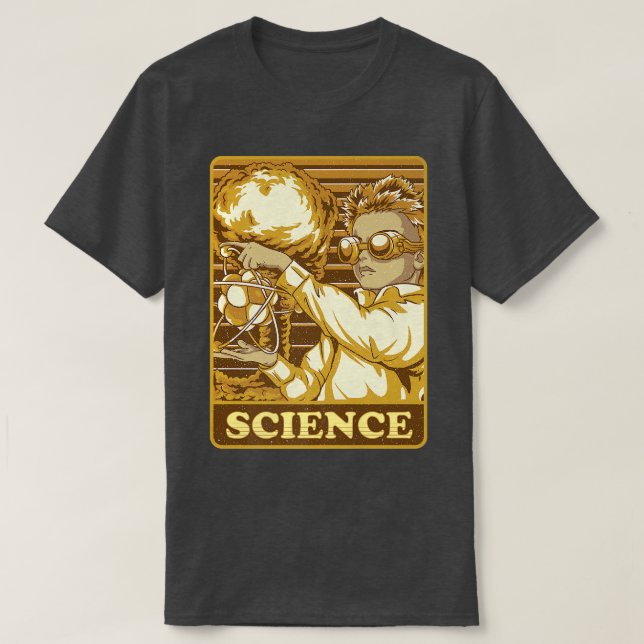 Science Humour Nuclear Explosion Blast Physics Fun T-Shirt (Design Front)