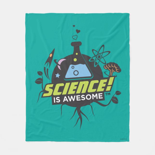 Science Is Awesome Fleece Blanket (Front)