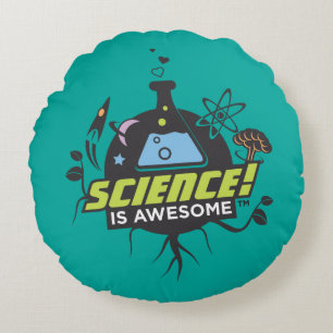 Science Is Awesome Round Cushion