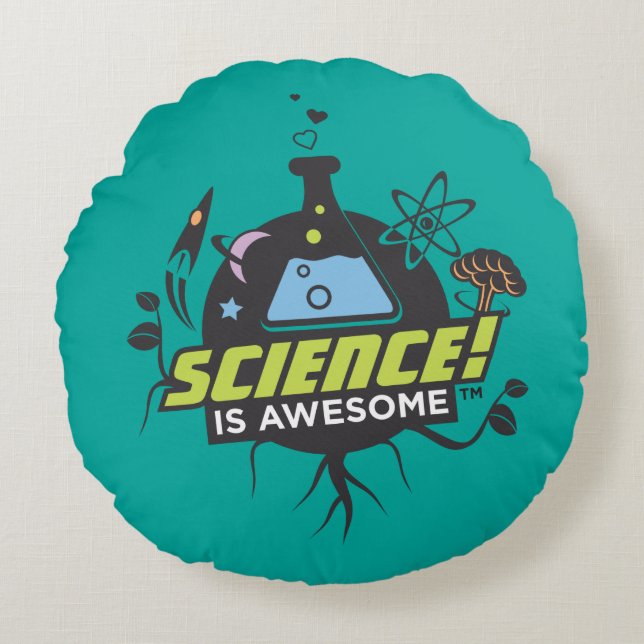 Science Is Awesome Round Cushion (Front)